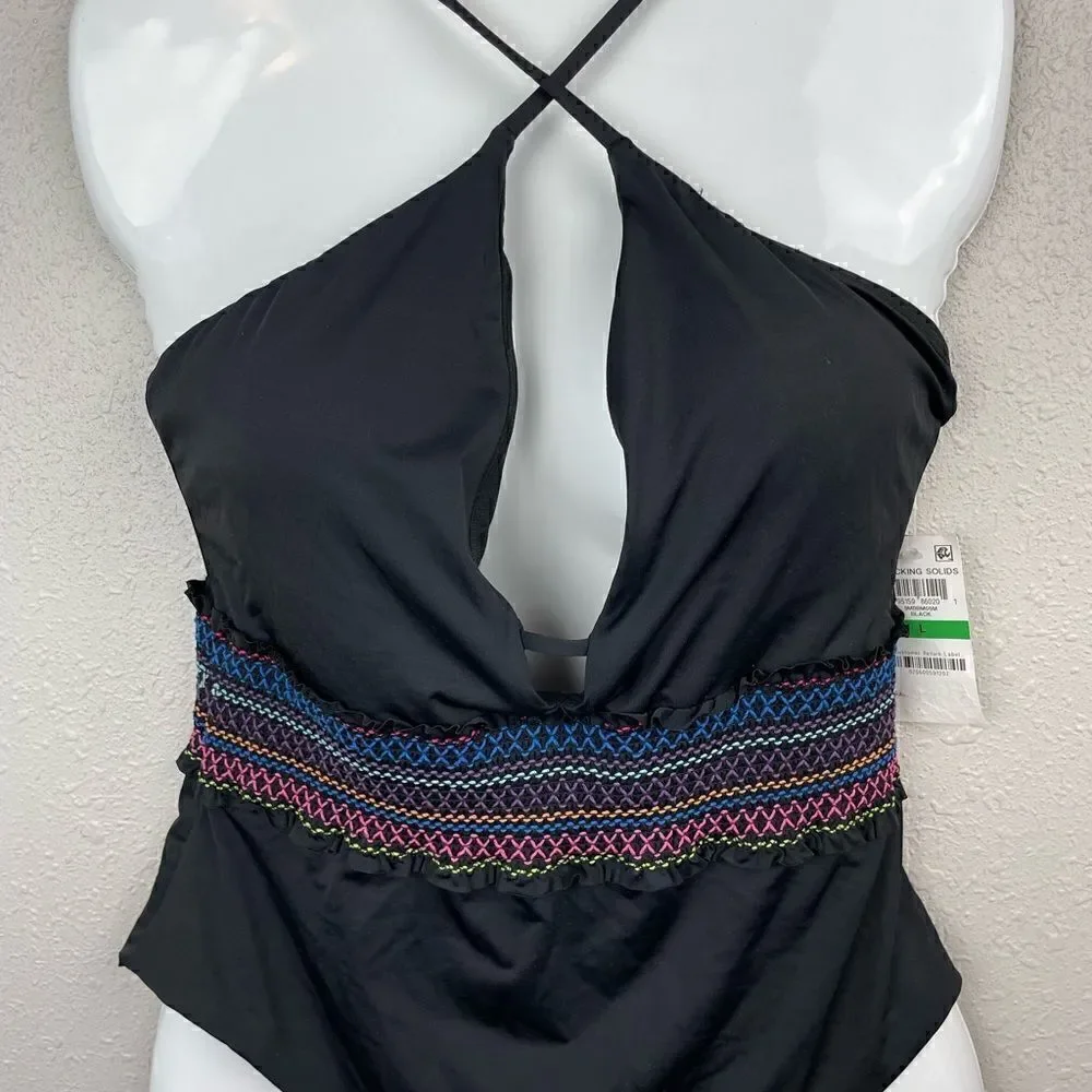 NWT Bar III/Macys One-Piece Swimsuit Size L